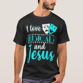 Musicals en Jesus Christelijk Theatre Broadway Gi T-shirt