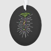 Musicals vertelden me actor 3 ornament (voorkant)