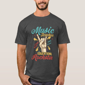 Musiceacher Educational Rockstar Musiceacher S Boy T-shirt