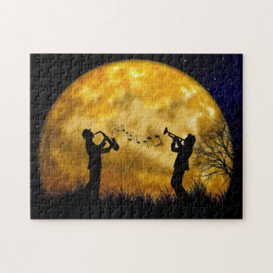 Musici Full Moon Waterverf Legpuzzel