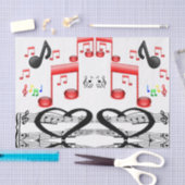 Musici in decoratief tissuepapier (Craft)