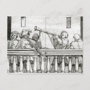 Musici van Henry VIII Briefkaart