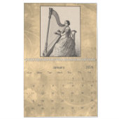 Musiciaanse lithografen -  muzieklithografie kalender (Jan 2026)