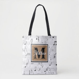 Musiciaanse monogram draagtas