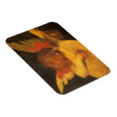 Musician Angel die Lute speelt door Rosso Fiorenti Magneet (Rechterzijde)
