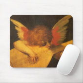 Musician Angel die Lute speelt door Rosso Fiorenti Muismat (Met muis)