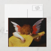 Musician Angel, Rosso Fiorentino Briefkaart (Voorkant / Achterkant)