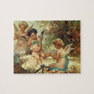 Musician Angels van Hans Zatzka, Victoriaans kunst Legpuzzel