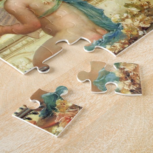 Musician Angels van Hans Zatzka, Victoriaans kunst Legpuzzel (Zijkant)