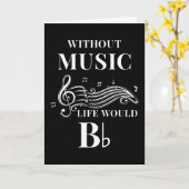 Musician Gift Kaart (Gele Bloem)