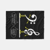 Musician Marching Band Music Funny Nothing But Tre Fleece Deken (Voorkant (Horizontaal))