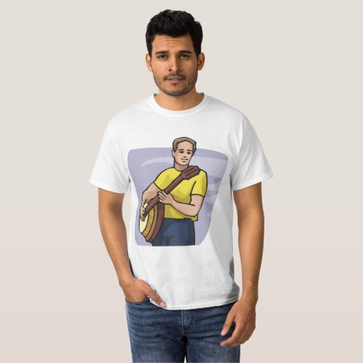 Musician Mens T-Shirt (Voorkant volledig)