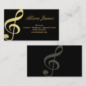 Musician Visitekaartje (Voorkant / Achterkant)