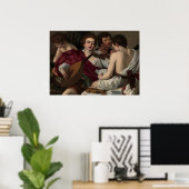 Musicians Michelangelo Merisi da Caravaggio Poster (Thuiskantoor)