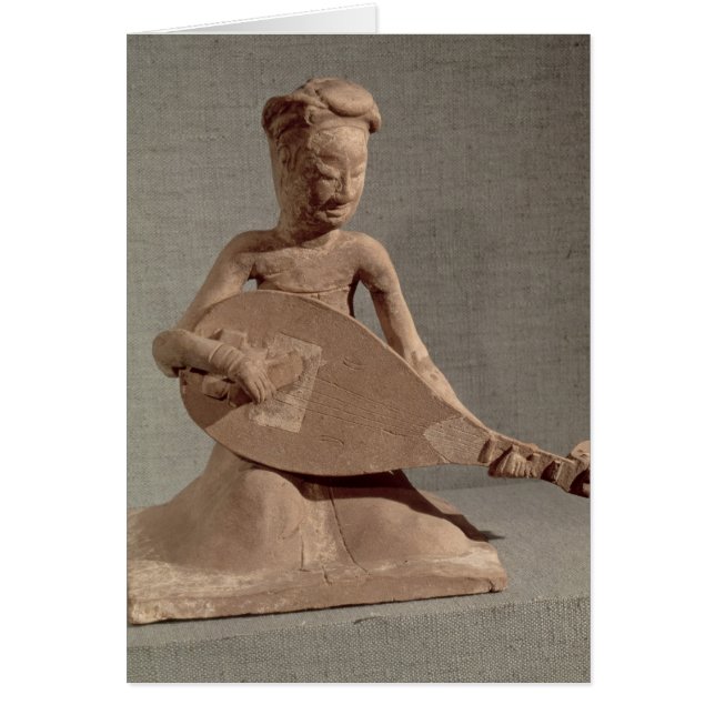 Musicien assis jouant un luth, de (Devant)
