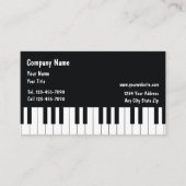 Musicien Carte de visite (Devant)