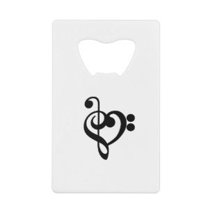 Musicien Coeur de musique - Treble Bass Clef