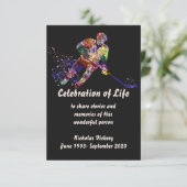 Musicien de hockey Invitation (Debout devant)