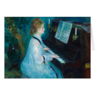 Musicien de piano Renoir Woman