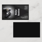 musicien guitariste carte de visite (Devant / Derrière)