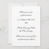 Musicien Invitations personnalisés - Customisés (Dos)