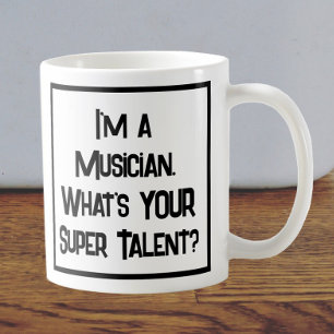 Musicien Super Talent. Café Mug