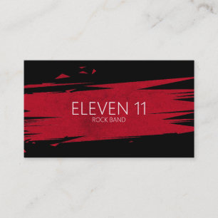 Musiciens de bande cool Carte de visite