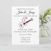 Musiciens Ukulele Faire-part de mariage Uke (Debout devant)