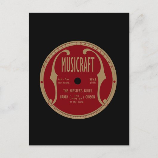 Musicraft Label Briefkaart (Voorkant)