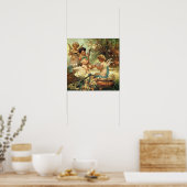 Musicus Angels Victoriaans Fine Art Poster (Keuken)
