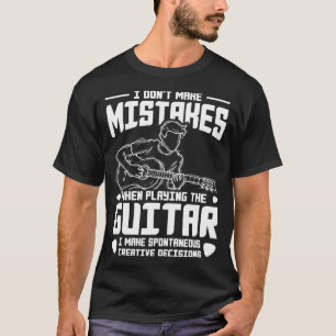 Musicus gitarist Guitar Player Gift Guitar T-shirt