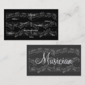 Musicus  Gray Notes Brit Guitar VI Visitekaartje (Voorkant / Achterkant)