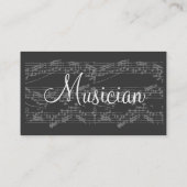 Musicus  Gray Notes Brit Guitar VI Visitekaartje (Achterkant)