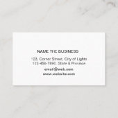 Musicus Logo minimalist Visitekaartje (Achterkant)