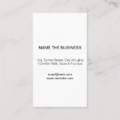 Musicus Logo minimalist  Visitekaartje (Achterkant)