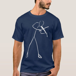 Musicus Violin Player minimalist Violin Music T-shirt