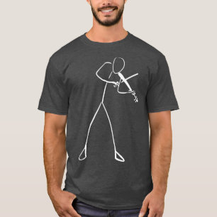 Musicus Violin Player minimalist Violin Music T-shirt