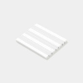 Musik Notenlinien, minimalistisch Post-it® Notes (Schuin)