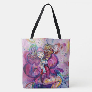 MUSIKALE ROZE CLOWN DRAAGTAS