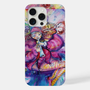 MUSIKALE ROZE CLOWN MET UIL iPhone 15 PRO MAX HOESJE