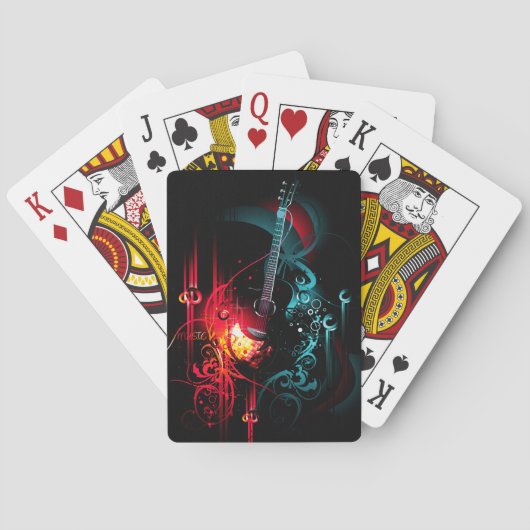 Musique 13 Cartes de Jeu (dos)