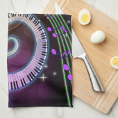 Musique 1 Serviettes de cuisine (Quart Plié)