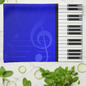 Musique 6 serviettes de cuisine (Plié)