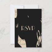 Musique Abstraite Noir et Pêche RSVP avec Choix de (Dos)