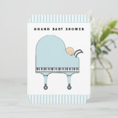 Musique baby shower Invitations thématiques (Debout devant)