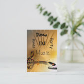 Musique carte de visite DJ Dance Party Bands (Debout devant)
