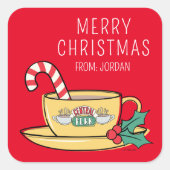 Musique Central Perk Holiday | Étiquette cadeau de (Devant)