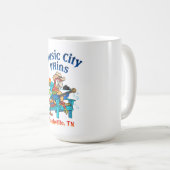 Musique City Phins Café Mug (Devant droit)