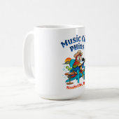 Musique City Phins Café Mug (Devant gauche)