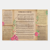 Musique classique de Noël 3 feuilles de papier env (Devant 3)